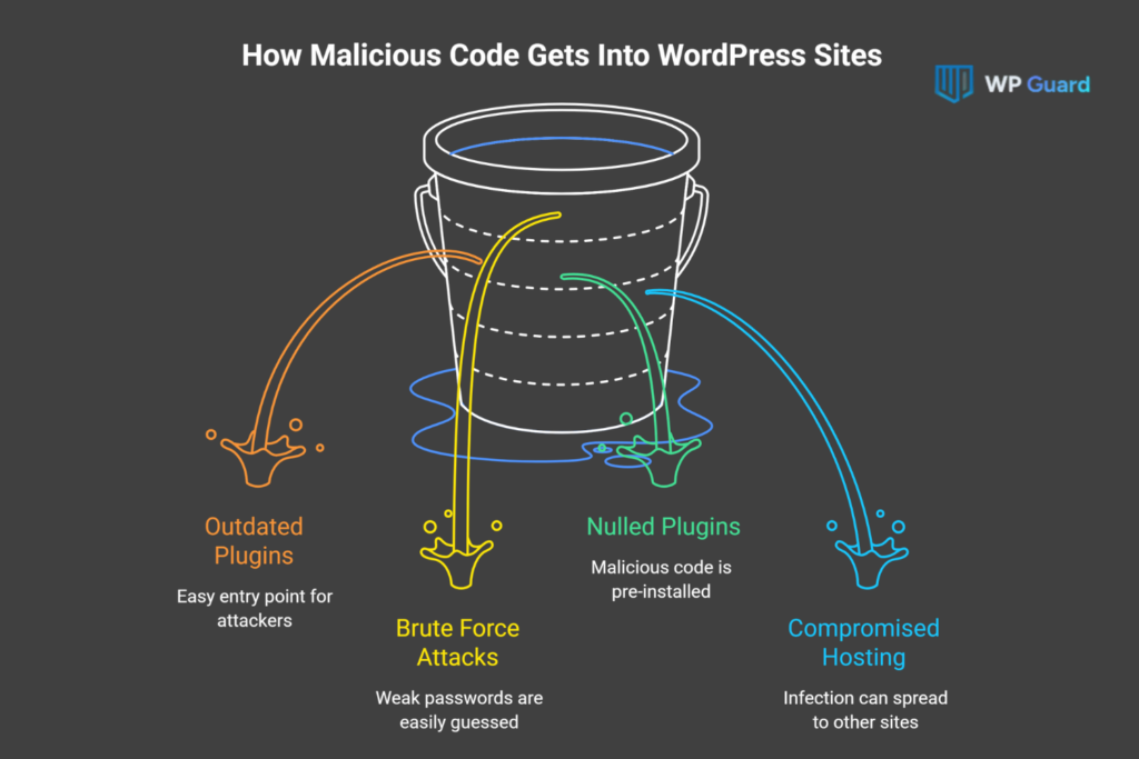 How Malicious Code Gets Into WordPress Sites