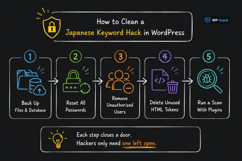 How to Clean a Japanese Keyword Hack in WordPress