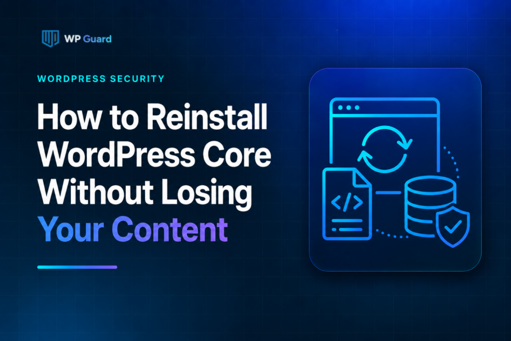 How to Reinstall WordPress Core Without Losing Your Content